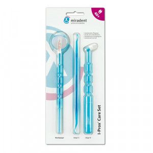 MIRADENT Pflegeset I-Prox Care Set blau trans.